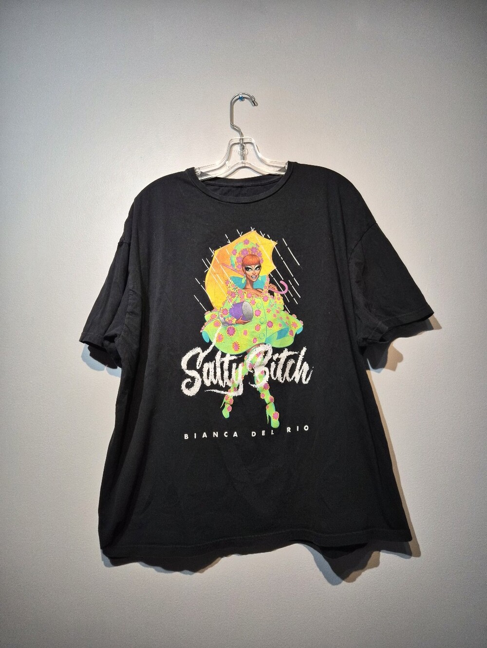 Bianca Del Rio Salty B Black Graphic T-Shirt | Size Large